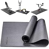 PROIRON Exercise Equipment Mat Bike Bicycle Trainer Floor Protector Mat High Density Fitness Gym Mat for Fitness & Exercise E