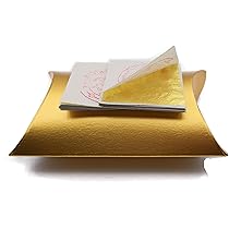 純金箔 3cm x 3cm 200枚セット タイ製 金箔 純金 ゴールドリーフ4 Amazon | 純金箔 24K タイ産 Gold リーフ 金箔 シート 20枚セット 4cm