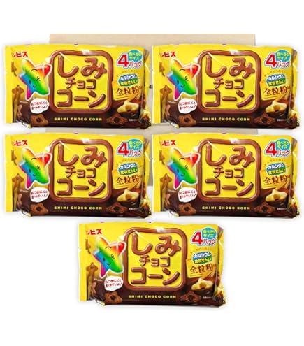 Amazon.co.jp: ギンビス しみチョココーン全粒粉4連 52g×12袋 : 食品
