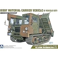 青島文化教材社 1/72 ミリタリーモデルシリーズ No.7 陸上自衛隊 資材運搬車 2両セット プラモデル