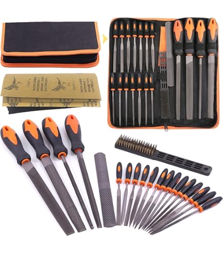 57pcs Metal And Wood File Rasp Set Grade T12 Forged | INDIA