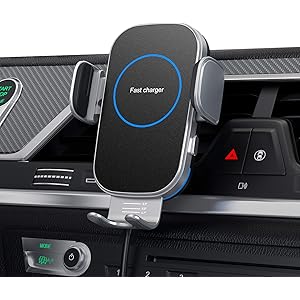 Aouevyo 車載ホルダー ワイヤレス充電 スマホホルダー 車 エアコン吹き出し口用 15W急速充電 自動開閉 360…