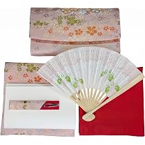 Amazon | 茶道お稽古入門6点セット 帛紗（絹100％）三つ折れピンク