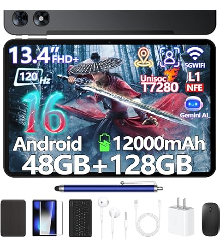 Amazon.co.jp: Android 15 タブレット 10.1インチ｜A733 オクタコアCPU