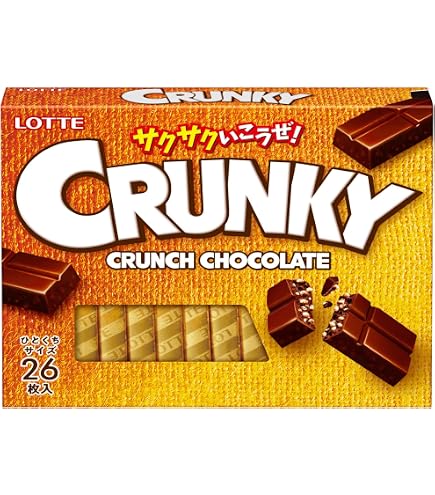Amazon.co.jp: ロッテ クランキーエクセレント 26枚入×6個 : 食品