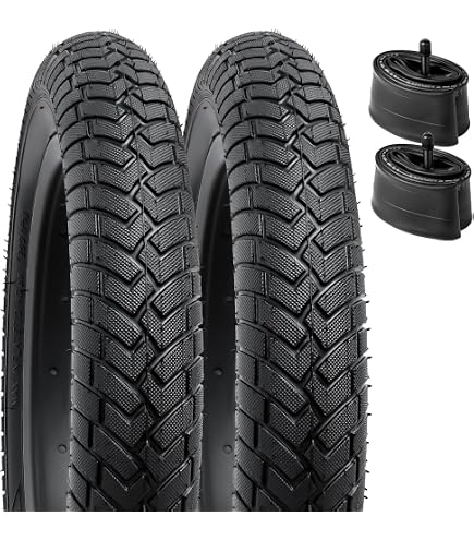 Amazon | 2個 14インチ 自転車タイヤ 14 x 2.125 (57-254) 32mm バルブ