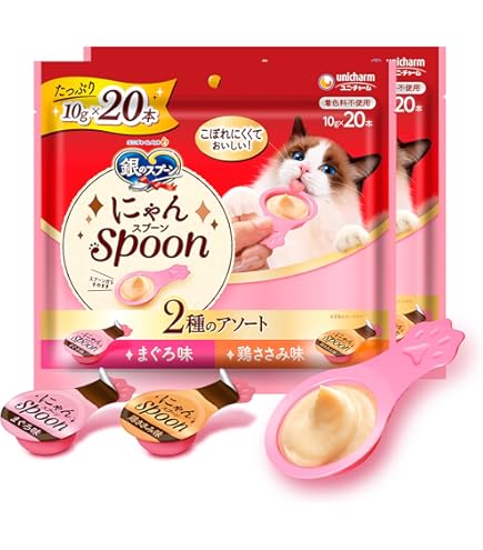 Amazon.co.jp: 銀のスプーン にゃんSpoon 2種のアソート まぐろ