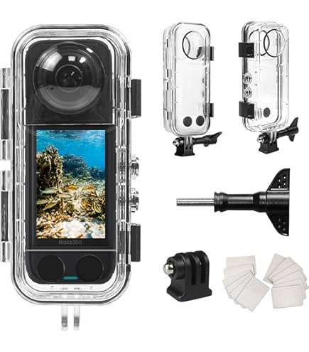 Insta360 ONE X用　潜水ケース Amazon | Insta360 ONE X 専用 防水ケース/ダイブケース 30M 水中保護
