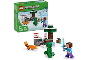 レゴ(LEGO) マインクラフト スティーブのタイガの冒険 おもちゃ 玩具 誕生日 プレゼント ブロック 知育 男の子 女の子 子供 6歳 7歳 8歳 9歳 ゲーム ごっこ遊び おままごと 21583