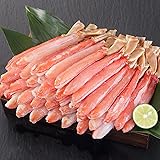 笑顔の食卓 匠｜生 ズワイガニ｜【刺身用】2L～L生ずわい脚肉むき身42～60本（約1kg)
