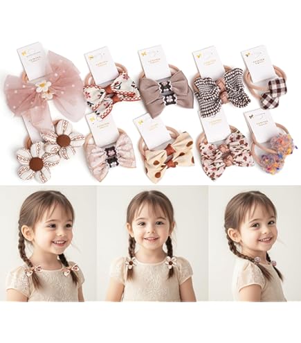 Amazon.co.jp: ヘアゴム カラフルグラデーション リボン ゆめかわ 5個