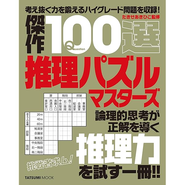 世界の名作 数理パズル100 推理力・直観力を鍛える (ブルー