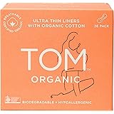 TOM Organic Ultra Thin Panty Liners, 26 count
