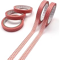 mt マスキングテープ 5巻まとめ売り163 Amazon.co.jp: 【Amazon.co.jp 限定】 mt large core 朱赤 5巻パック