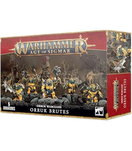 15 Orruk Warclans Ardboys - Warhammer Age Of Sigmar - À Finir De Peindre