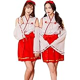 クリアストーン(Clearstone) GLOWHOLIC コスプレ ハロウィン ミニ巫女 巫女 巫女さん 和風 和装 レディース レッド 衣装 仮装 コスチューム