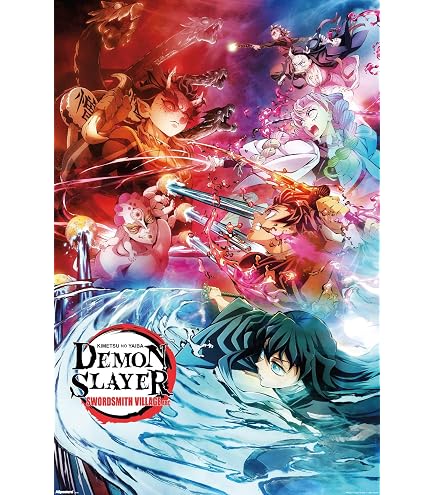 Amazon.co.jp: 鬼滅の刃:無限列車-対1シート壁ポスター : ホーム＆キッチン