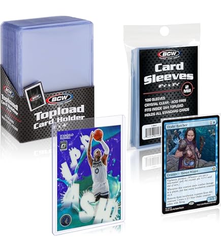 Amazon.co.jp: BCW 25 トップローダー 300スリーブ - スリーブとトップ