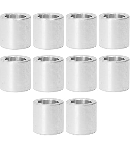 Amazon | アルミ スペーサー 10個 M8 内径8.2mm×外径12mm×長さ8mm ネジ