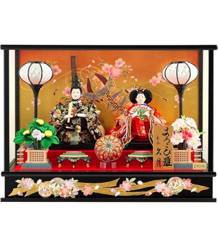Amazon | 雛人形 飾り道具のみ アクリルカバー 桜／枝付ケースのみ