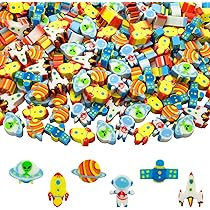 Amazon | 1000ピース ミニ消しゴム 子供用 バルク小動物 フルーツ鉛筆