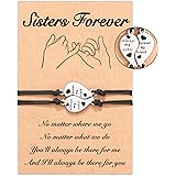 Tarsus Best Friend/Sister Bracelets for 2/3 Heart Matching Bracelets Gifts for Women Girls