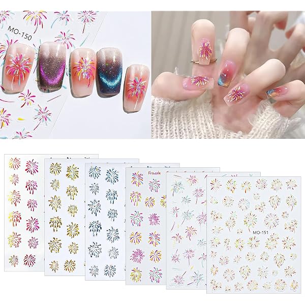 Amazon | TSUMEKIRA ネイルシール 花火 NN-FIW-101 | Tsumekira 