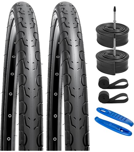 新品　ロードバイクタイヤ　チューブ　2本セット 700×32c YunSCM Amazon | YunSCM 2本セット,700 32C タイヤ,700x32C 自転車