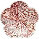 有田焼 幸楽窯 豆皿 小皿 直径約9cm 祥瑞捻梅 銀彩 迎春食器 日本製 97132