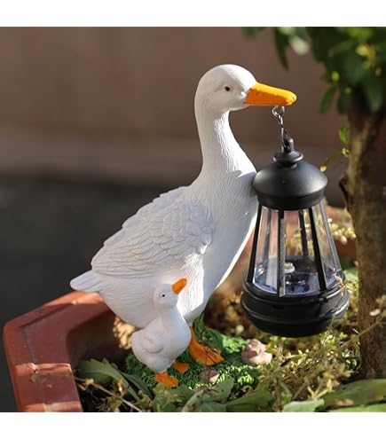 Amazon.co.jp: ガーデンオーナメント アヒル 置物 F ガーデンオブジェ