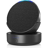 Ech0 Pop バッテリー Ech0 Pop バッテリーベース スマートスピーカー充電器に対応 ポップ バッテリーベース ポータブル電源 対応 専用充電台 12時間連続再生 外出携帯便利 パワーバンクアクセサリー - 5000mah大容量 (ブラッ