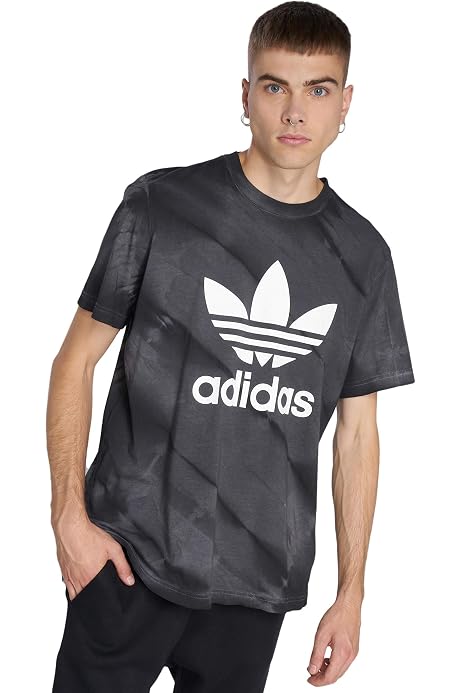 adidas Men's D2M Logo T-Shirt, Green 