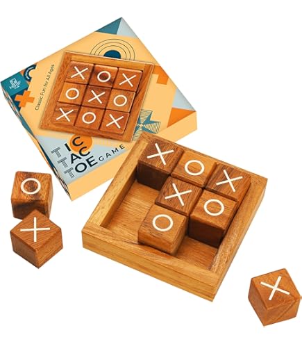 Small Foot 4462 Tris 3D In Legno: Gioco Da Tavolo Strategico A Più Livelli Per Due Persone, Dai 5 Anni - 5