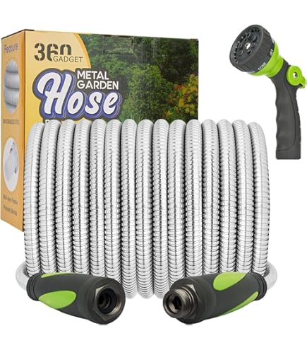 Apex 50-Foot Lightweight Garden Hose – Ultra Flexible, Kink-Free & Durable For Easy Watering