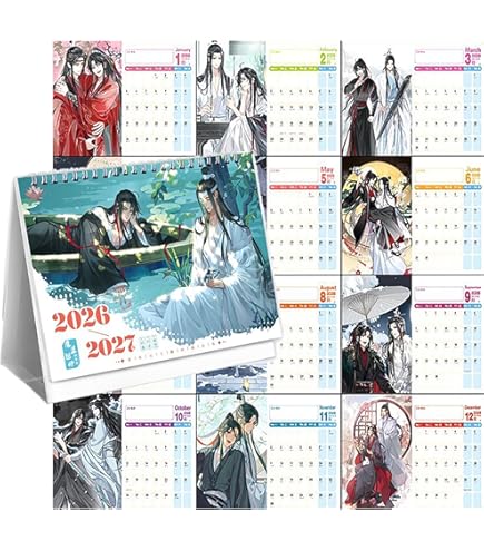 1780円最新ワンホーディー王鹤棣カレンダー 2025+2026年カレンダー① Amazon.co.jp: ワンホーディー カレンダー 2025年 2026年 王鶴棣 卓上