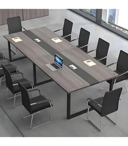 Amazon.co.jp: アールエフヤマカワ ミーティングテーブル W1500xD750