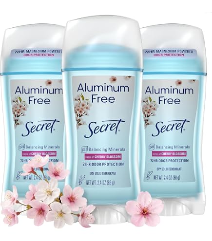 Amazon | Secret Aluminum Free Deodorant for Women, White Peach