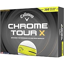 Amazon.co.jp: キャロウェイ(Callaway) ゴルフボール CHROME TOUR X 26