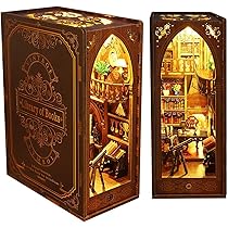 Amazon.co.jp: 教育モデル DIY ドールハウス木製ブックエンド