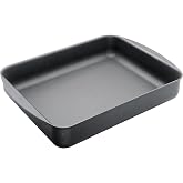 Scanpan Classic Roasting Pan Large, 44 x 32 cm (ext)/7.75 Litre,Black
