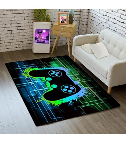 Amazon | PlayStation Square Rug - Playstation Controller Icons