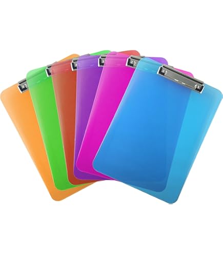 Plastic Clipboards (Set Of 6) Multi Pack Clipboard Ethiopia - View #2