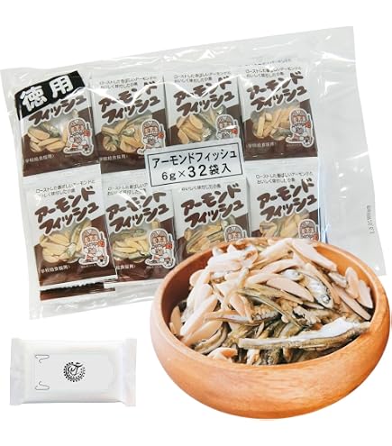 Amazon.co.jp: [Value Set of 3] Almond Fish 0.2 oz (7 g) x 40 Bags