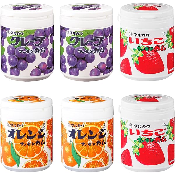 Amazon | 丸川製菓 オレンジマーブルガムボトル 130g | 丸川製菓