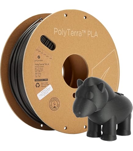 PLAフィラメント 3kg Polymaker PolyMax ブラック PolyMa PLAフィラメント 3kg