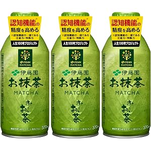 [機能性表示食品] 伊藤園 おーいお茶 お抹茶 ボトル缶 370ml×3本