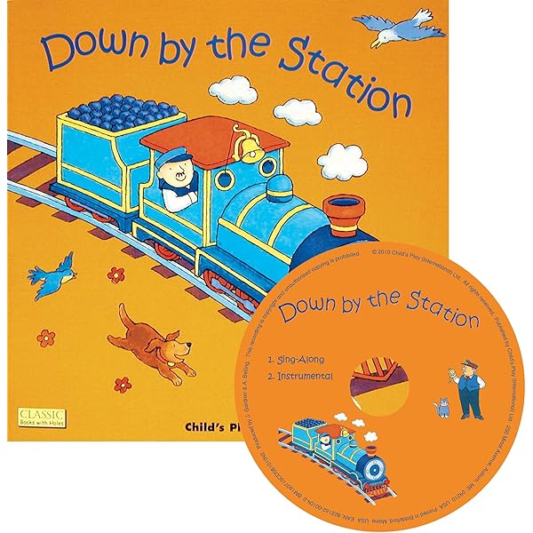Down by the Station 絵本　英語 Amazon | Down by the Station (Classic Books with Holes