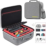 【2020改良版】Switch ケース BEBONCOOL スイッチ ケース スイッチ用 収納バッグ Switch対応 オールインワン バッグ Switch キャリング ケース まるごとバック 全面保護耐衝撃 大容量 カード/コントローラー/ドック全