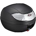 バイクパーツセンター(Bike Parts Center) リアボックス32L 着脱可能式 取っ手付き ブラック/ホワイト トップケース 大容量 原付 907907