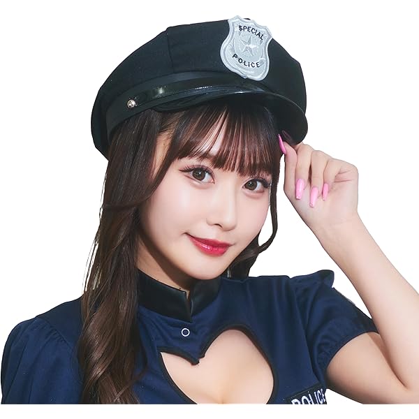 Amazon.co.jp: 日本製 ポリスキャップ 警察 警官 帽子 ハット